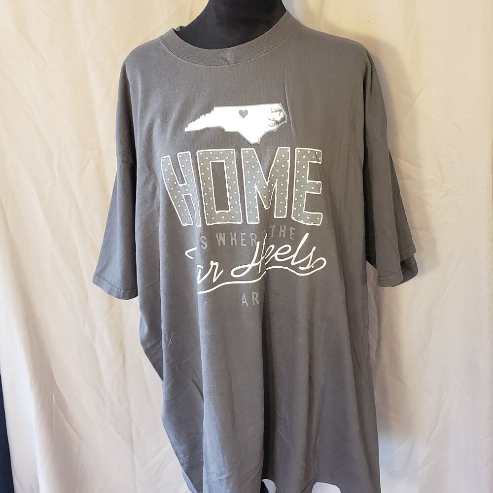 Hanes Gray North Carolina Tar Heels T-Shirt 2XL